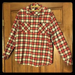 Men’s red plaid flannel. RVCA
